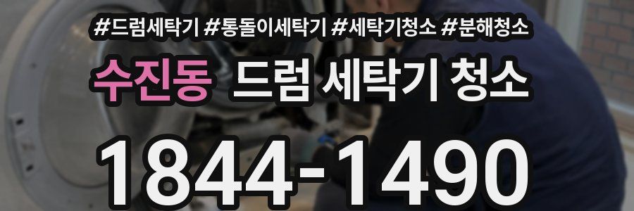 수진동 드럼 세탁기 청소