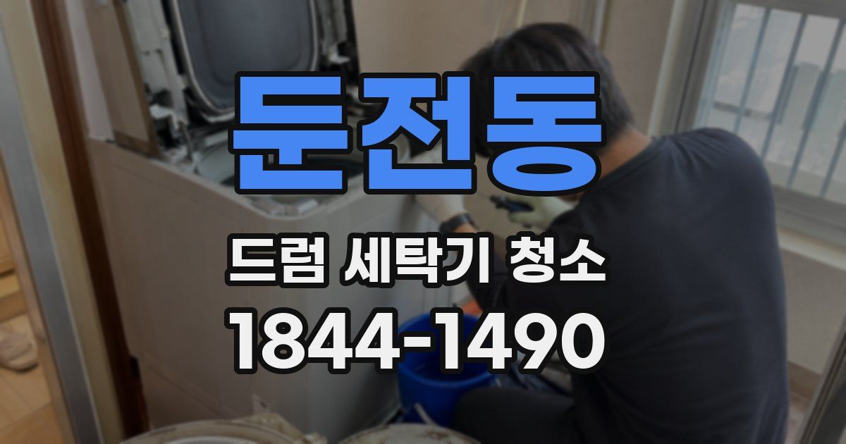 둔전동 드럼 세탁기 청소