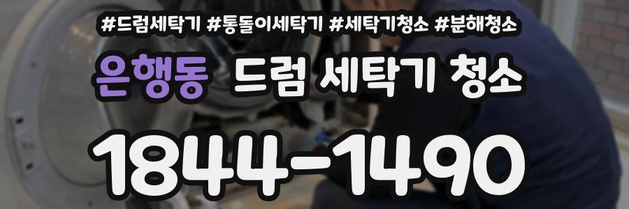은행동 드럼 세탁기 청소