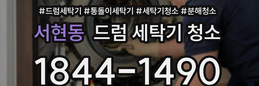 서현동 드럼 세탁기 청소