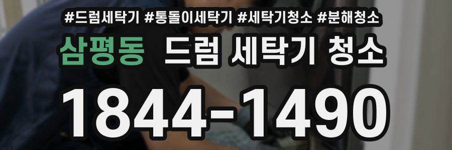 삼평동 드럼 세탁기 청소