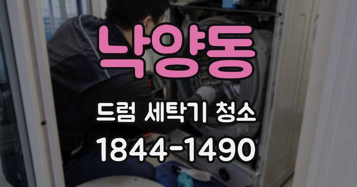 낙양동 드럼 세탁기 청소