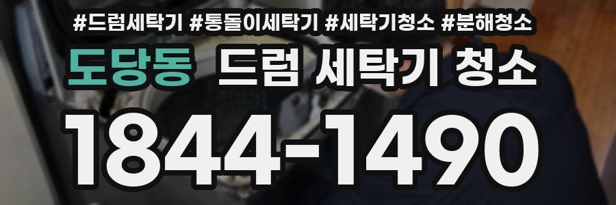 도당동 드럼 세탁기 청소