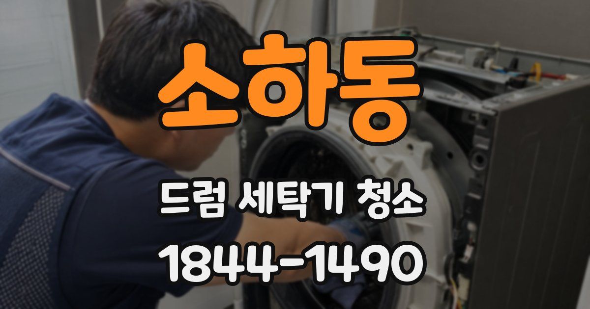 소하동 드럼 세탁기 청소