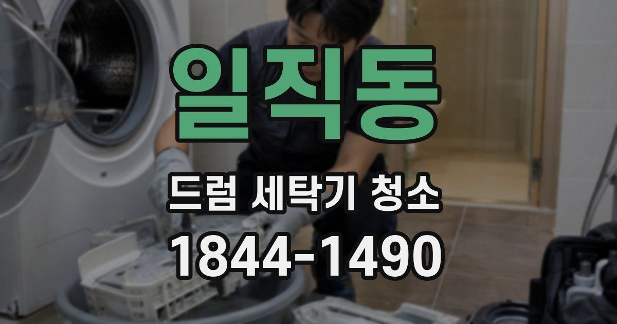 일직동 드럼 세탁기 청소