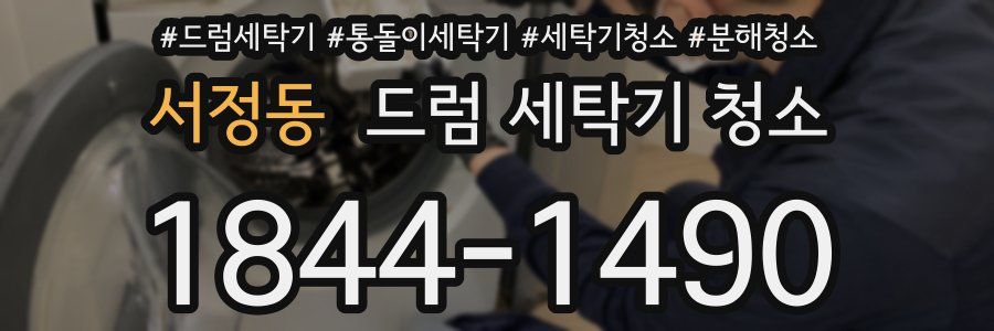 서정동 드럼 세탁기 청소