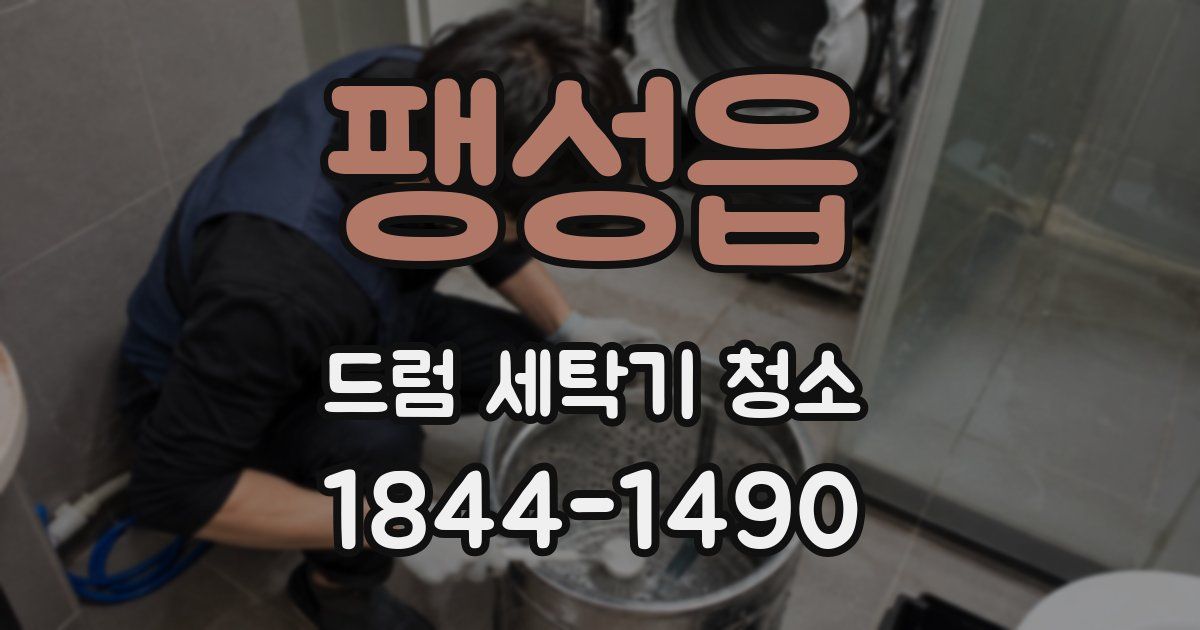 팽성읍 드럼 세탁기 청소