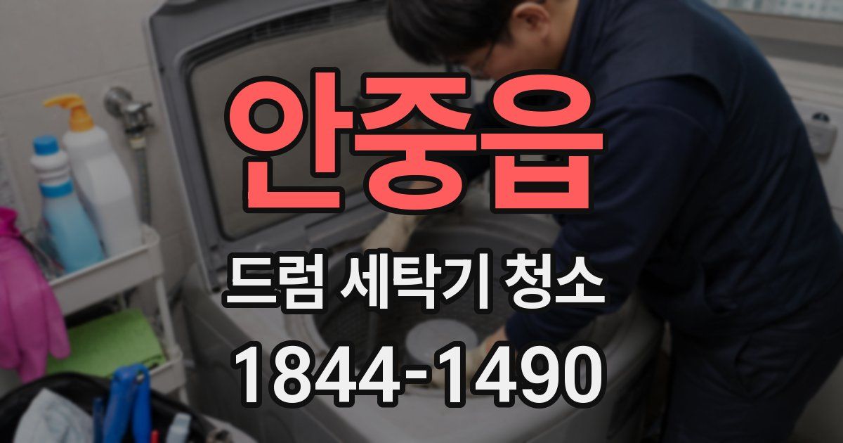 안중읍 드럼 세탁기 청소
