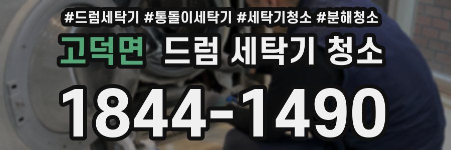 고덕면 드럼 세탁기 청소