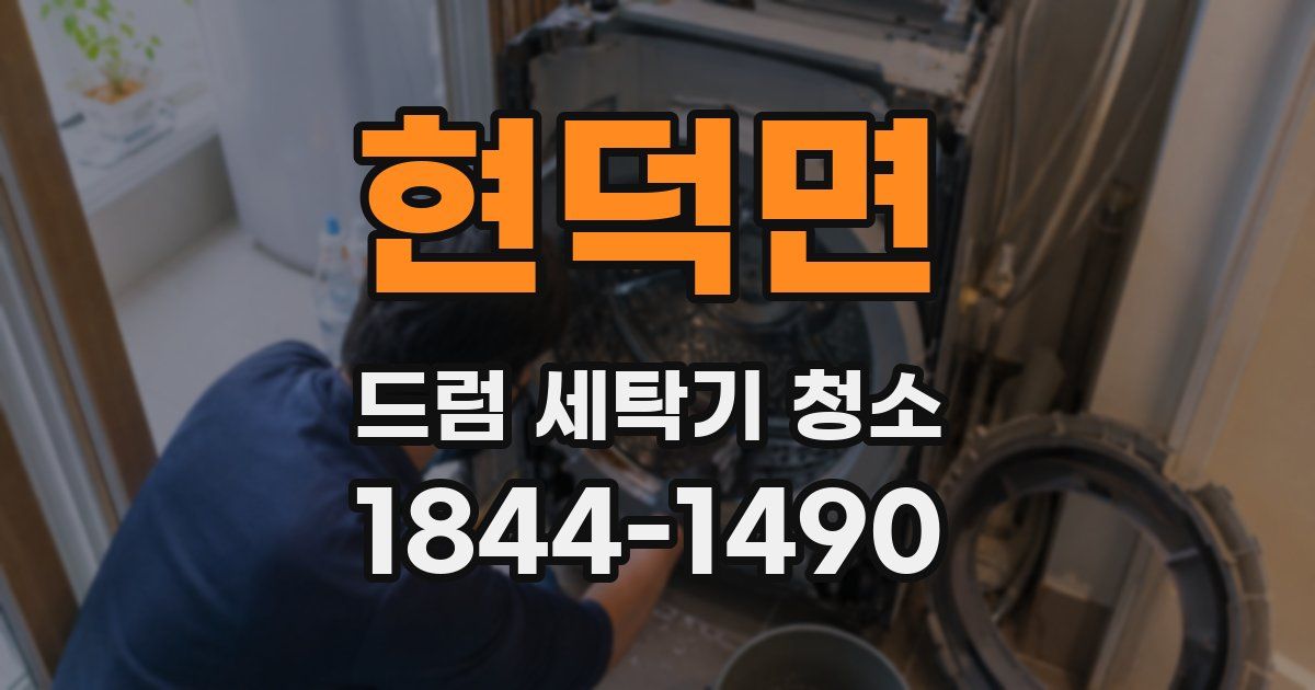 현덕면 드럼 세탁기 청소