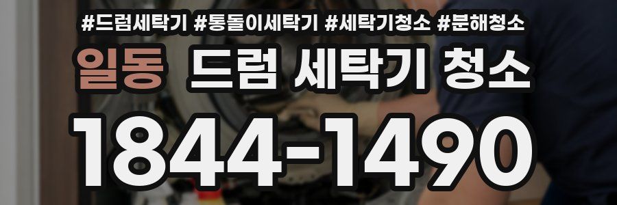 일동 드럼 세탁기 청소