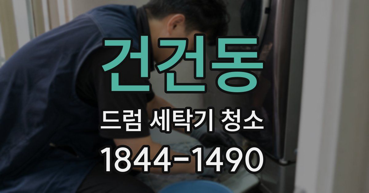 건건동 드럼 세탁기 청소