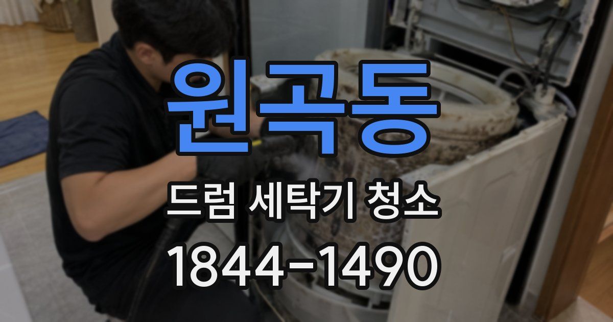 원곡동 드럼 세탁기 청소