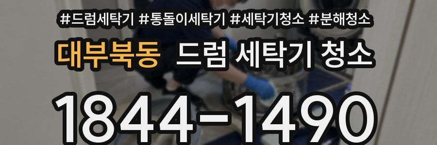 대부북동 드럼 세탁기 청소