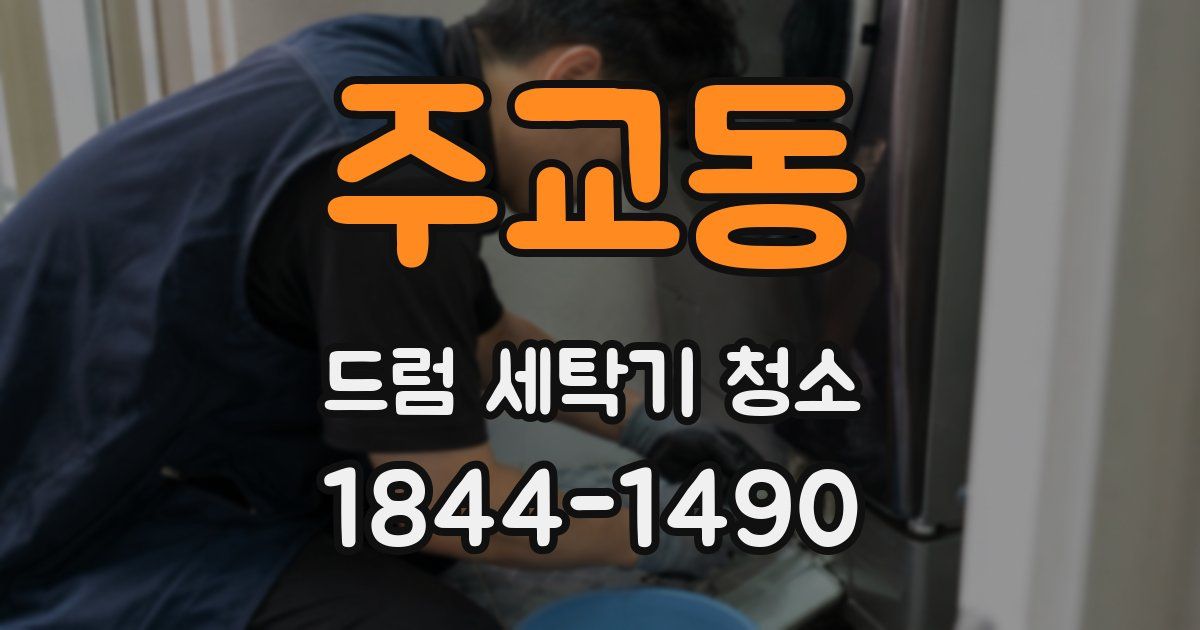주교동 드럼 세탁기 청소