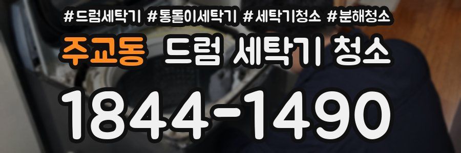 주교동 드럼 세탁기 청소