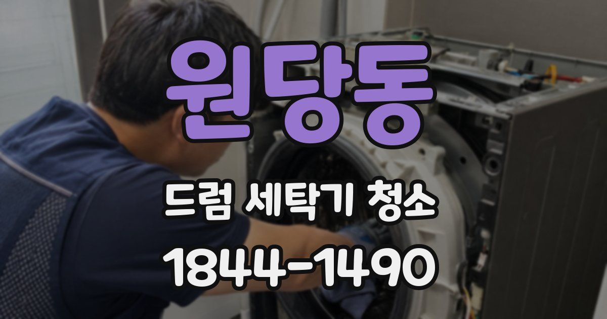 원당동 드럼 세탁기 청소