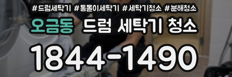 오금동 드럼 세탁기 청소