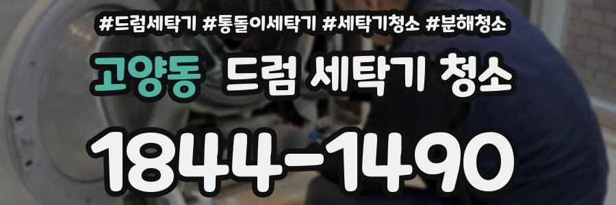 고양동 드럼 세탁기 청소