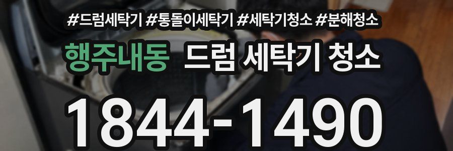행주내동 드럼 세탁기 청소