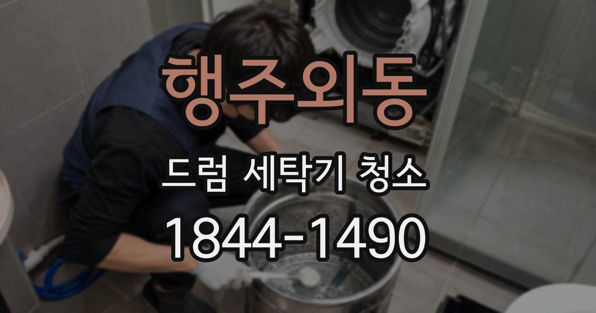 행주외동 드럼 세탁기 청소