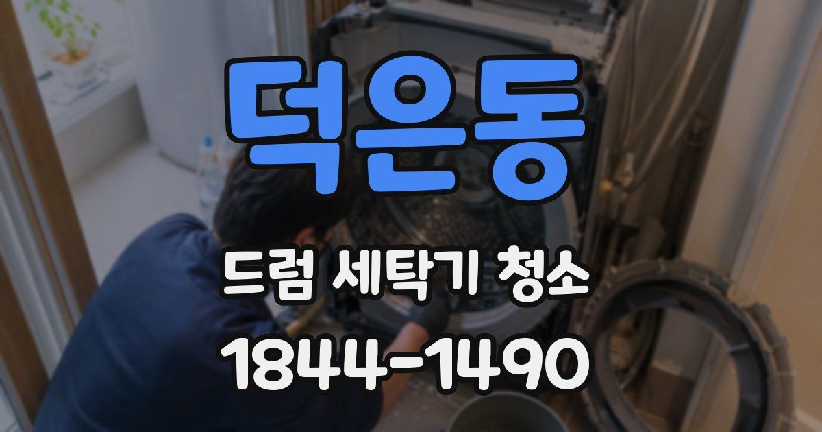 덕은동 드럼 세탁기 청소
