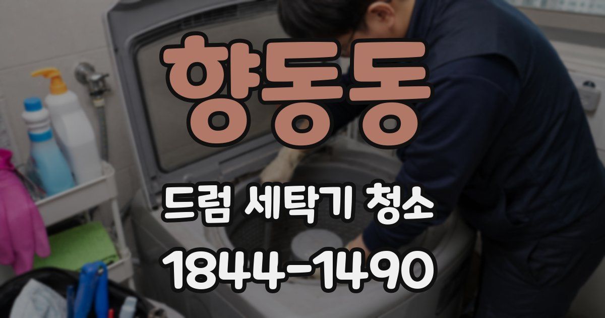 향동동 드럼 세탁기 청소