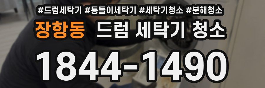 장항동 드럼 세탁기 청소