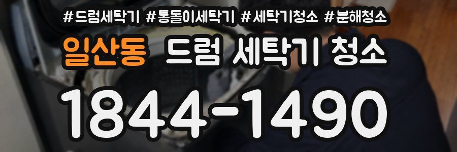 일산동 드럼 세탁기 청소