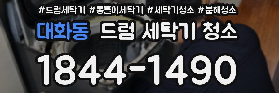 대화동 드럼 세탁기 청소