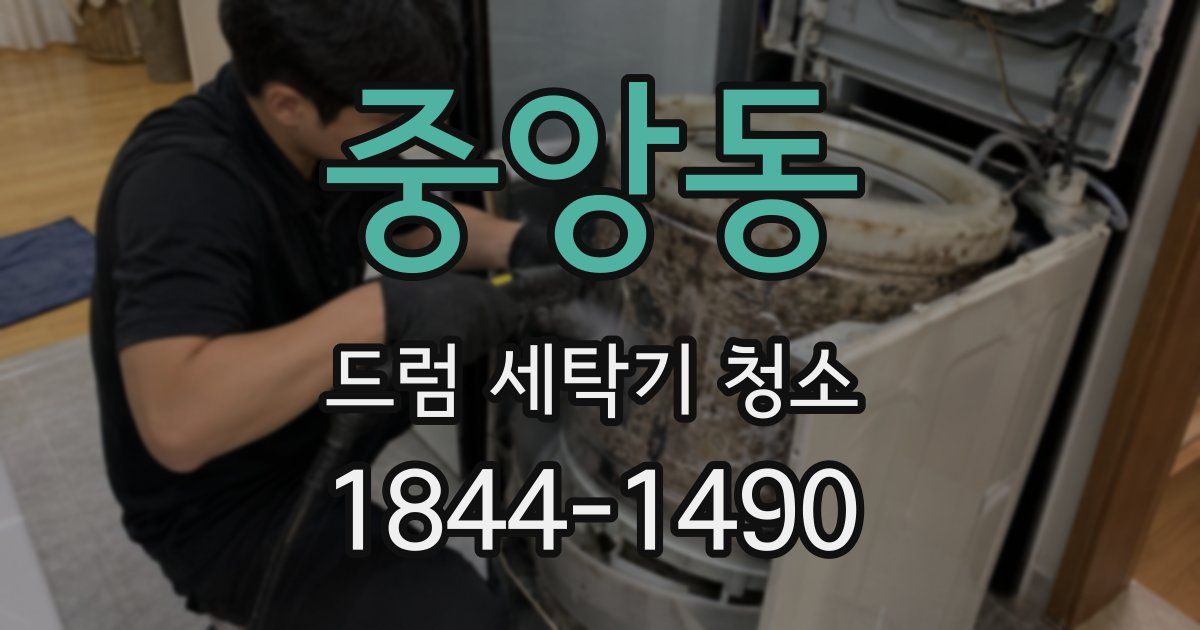 중앙동 드럼 세탁기 청소