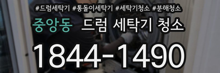 중앙동 드럼 세탁기 청소