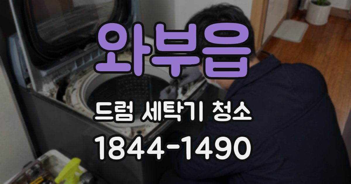 와부읍 드럼 세탁기 청소