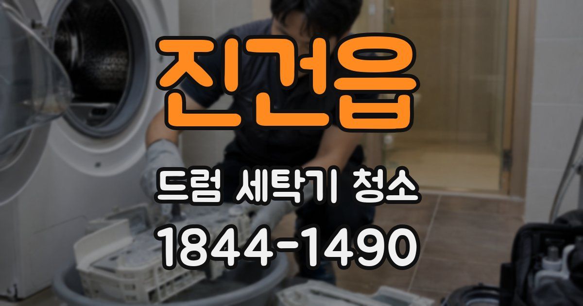진건읍 드럼 세탁기 청소