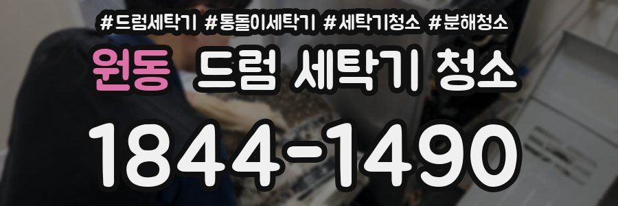 원동 드럼 세탁기 청소