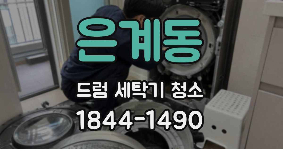 은계동 드럼 세탁기 청소