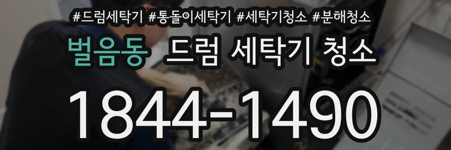 벌음동 드럼 세탁기 청소