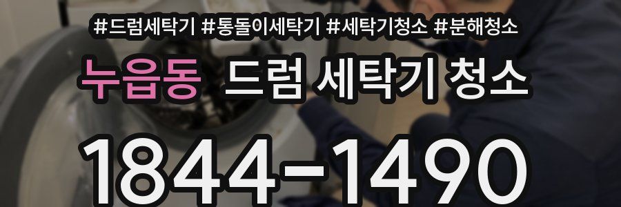 누읍동 드럼 세탁기 청소