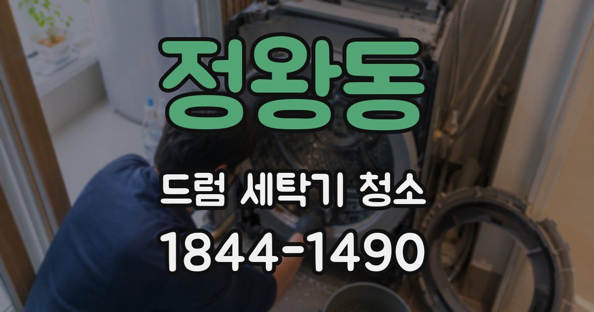정왕동 드럼 세탁기 청소
