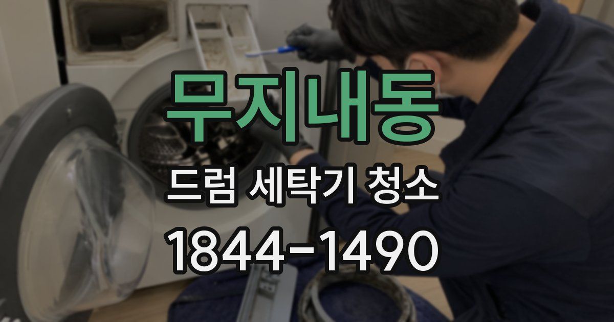 무지내동 드럼 세탁기 청소