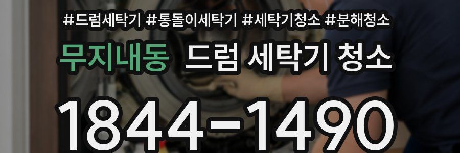 무지내동 드럼 세탁기 청소