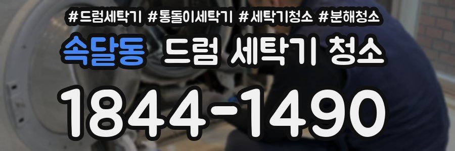 속달동 드럼 세탁기 청소