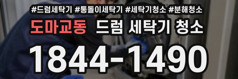 도마교동 드럼 세탁기 청소