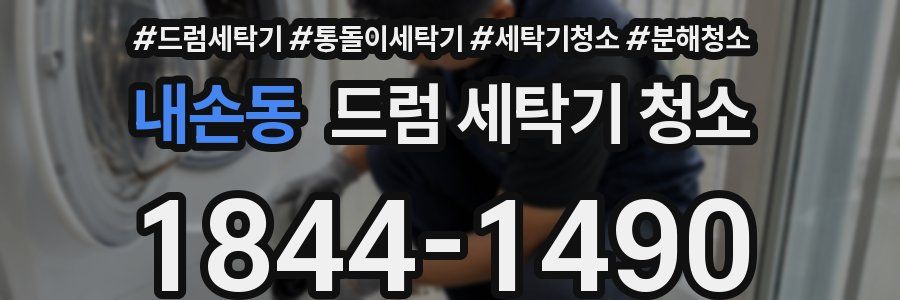 내손동 드럼 세탁기 청소