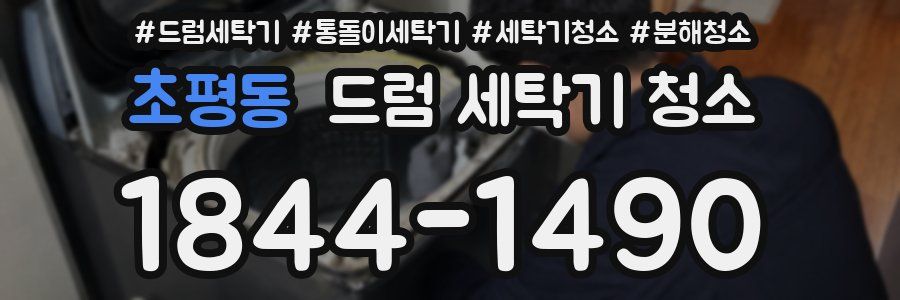 초평동 드럼 세탁기 청소