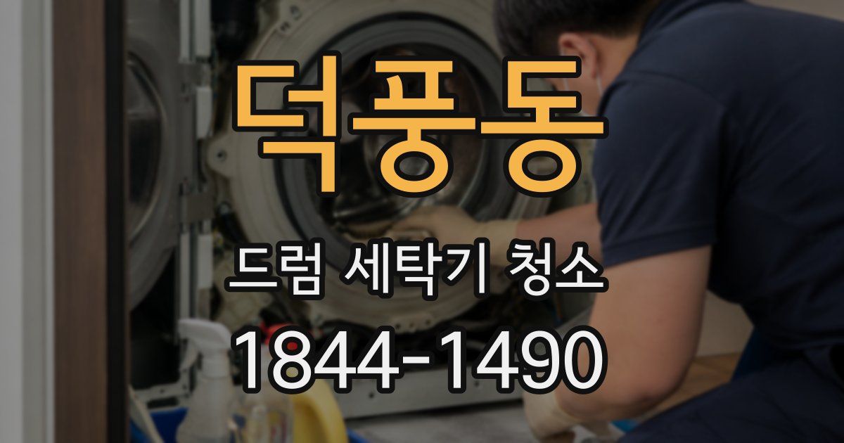 덕풍동 드럼 세탁기 청소