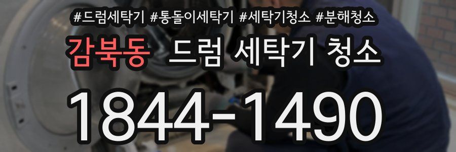 감북동 드럼 세탁기 청소