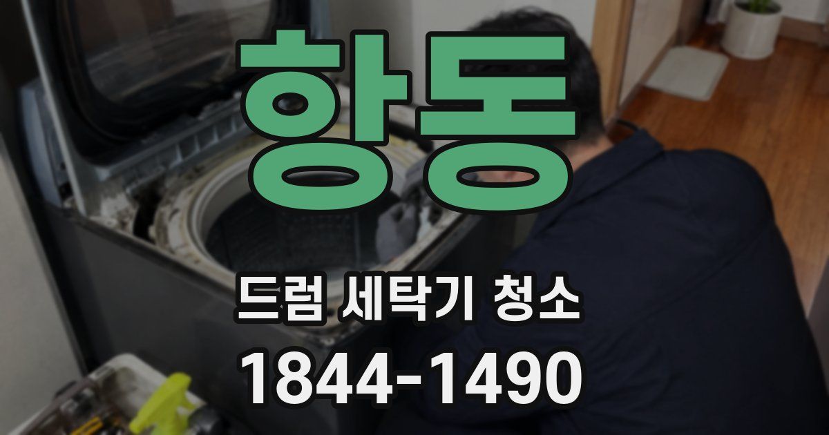항동 드럼 세탁기 청소