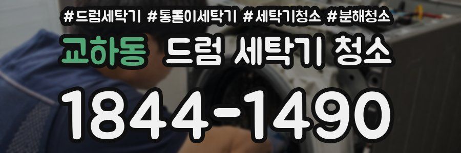 교하동 드럼 세탁기 청소