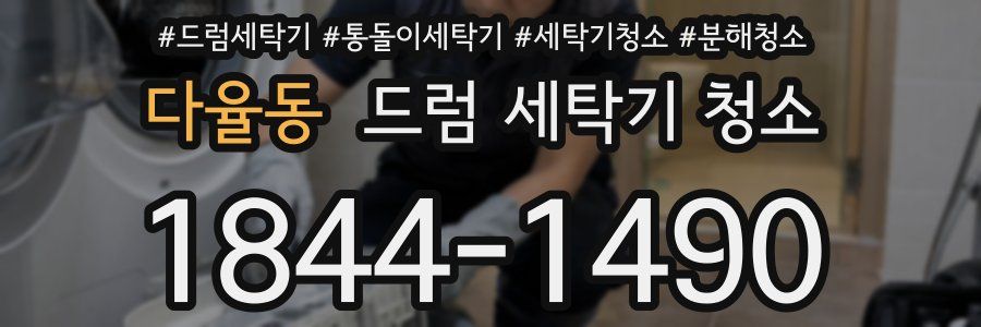다율동 드럼 세탁기 청소